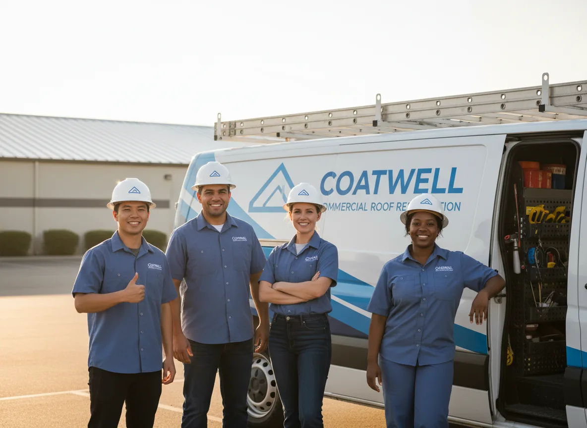 Commercial roof coating company in Bentley, LA